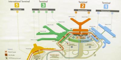 Kaart van O Hare terminals