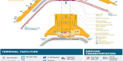 Kaart van O Hare terminal 5